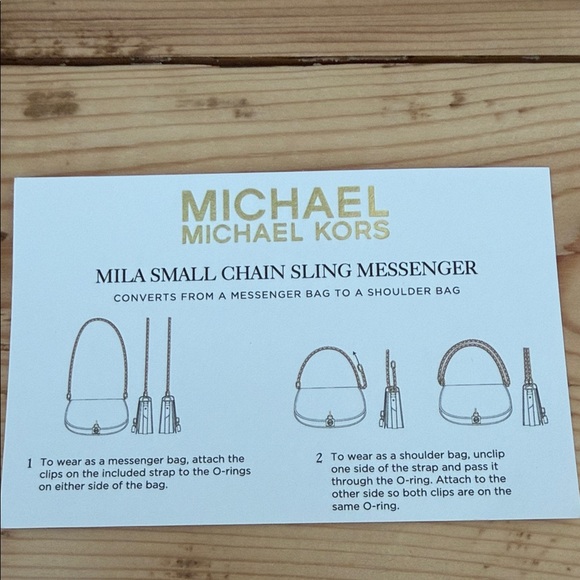 Michael Kors Mila Small Chain Sling Messenger Bag - Picture 7 of 7